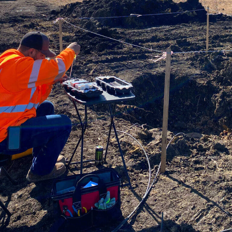 Fiber Optic Services - Underground Field Splice